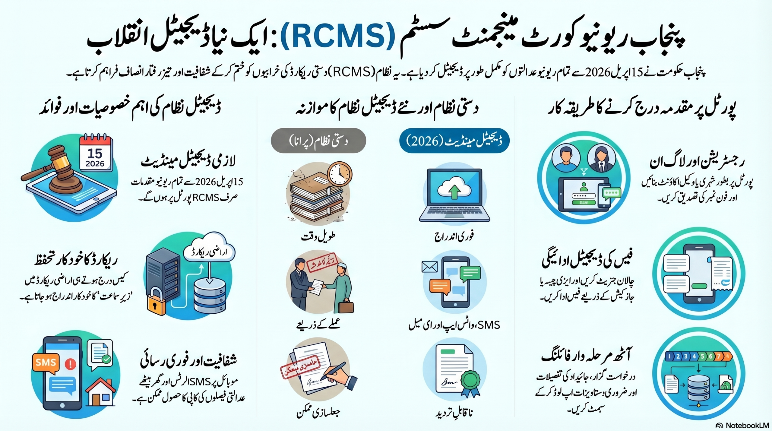 RCMS Punjab 2026 | Revenue Court Management System | PLRA | Land Revenue Act 1967 Implementation